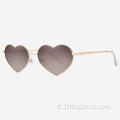 Lunettes de soleil Angular Heart Metal pour femmes